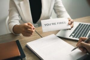 fired while on workers' comp