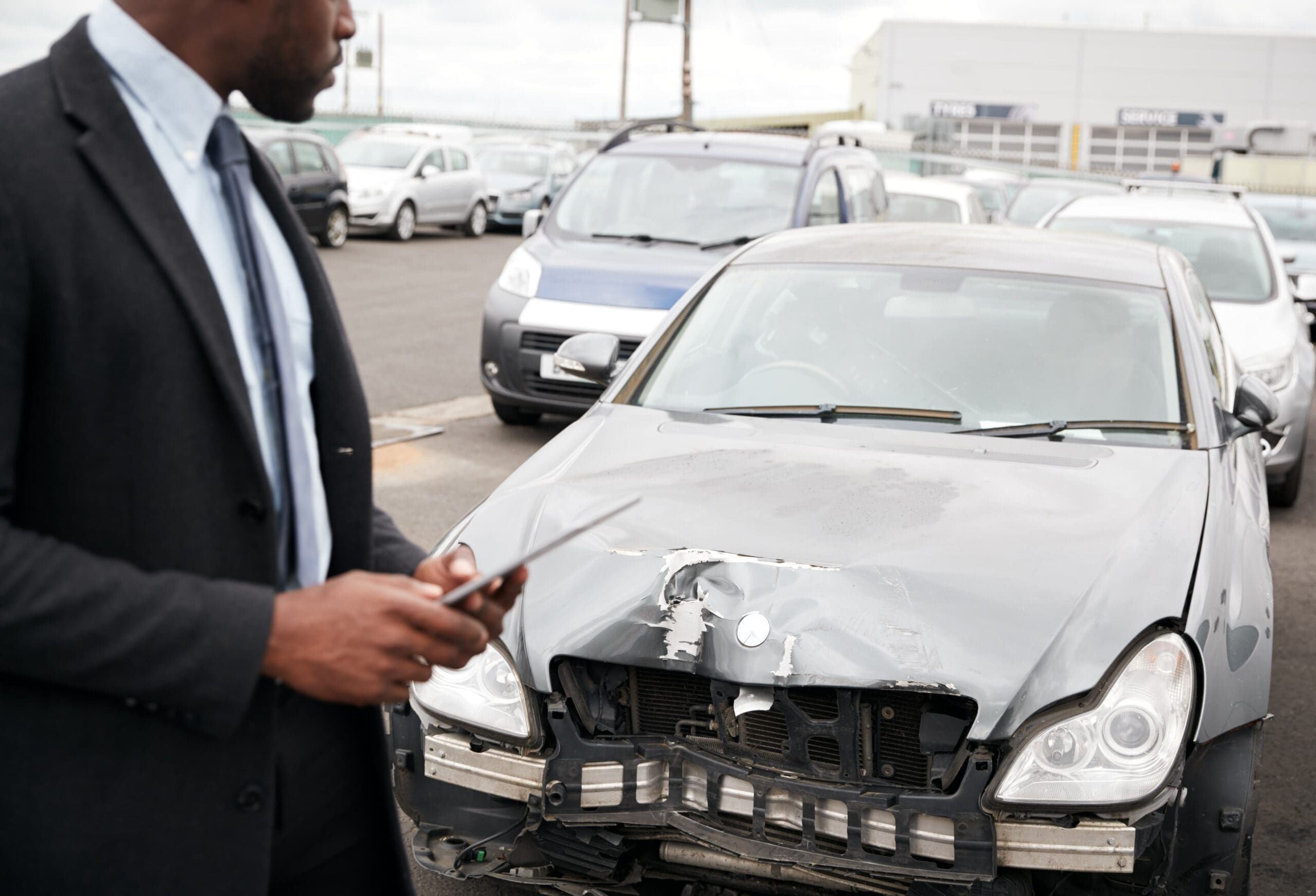 car accident at work
